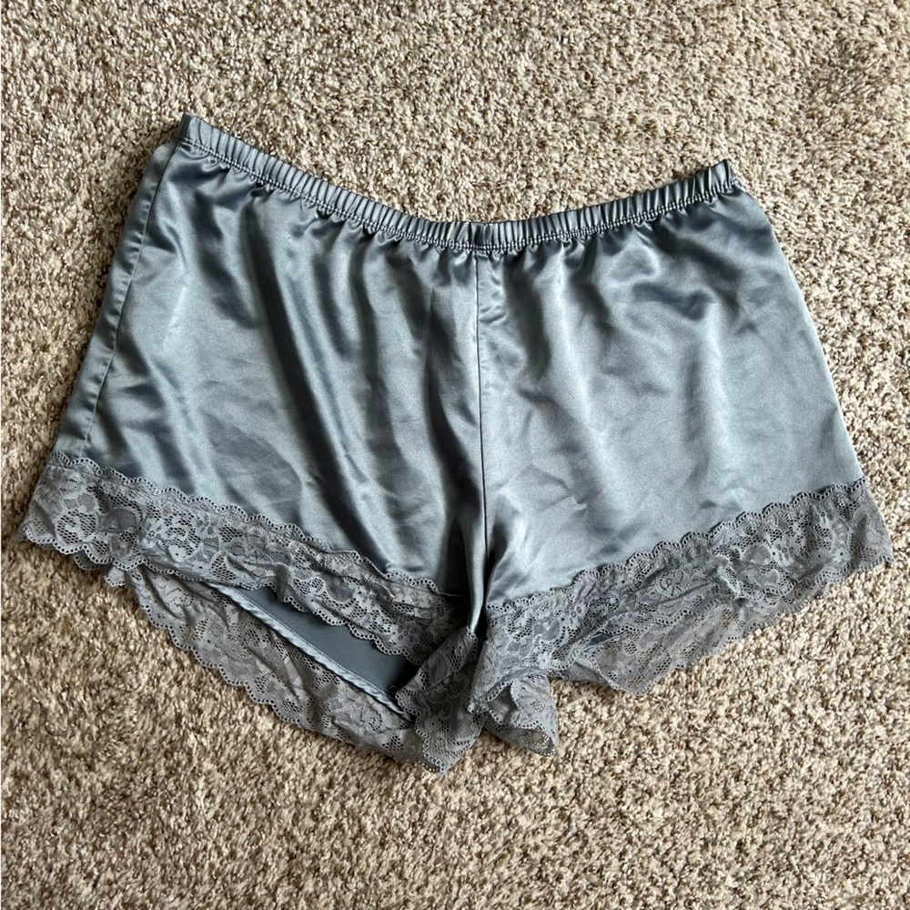 🦋 Tezenis Pale Blue Sleek Pajama Shorts Shorties Sleepwear Medium Comfy